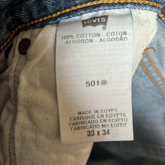 LEVI’S 501 Bermuda Cut Offs 33- Size 10 Womens - Picture 5 of 10